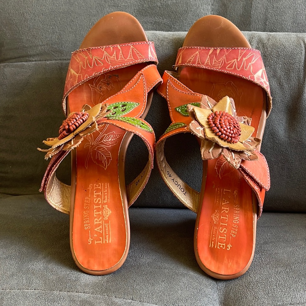 L'Artiste By Spring Step Toucy Sandal size 40